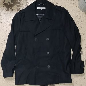 Kenneth Cole Double Breasted Wool Jacket Large